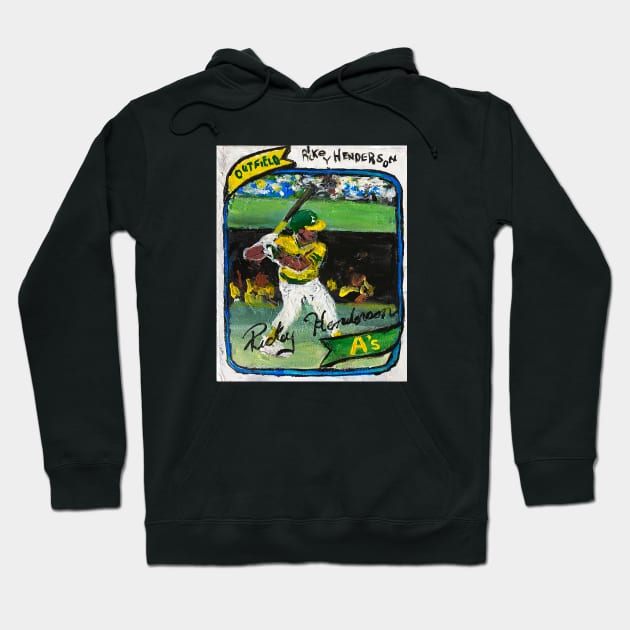 Rickey Henderson Hoodie by ElSantosWorld